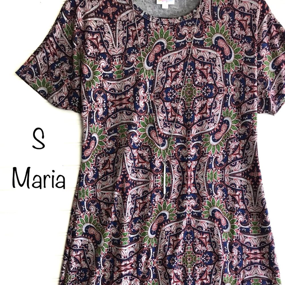 Lularoe Small Maria tshirt maxi dress  BRAND NEW NWT
